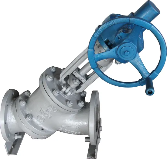 Bidirectional Sealing Y-Type Global Globe Valve Carbon Steel Slurry Valve